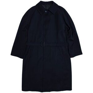 FOR INT (Italy) Vintage Woolmark Pure Virgin Wool Gabardine Weave Box Coat : XL